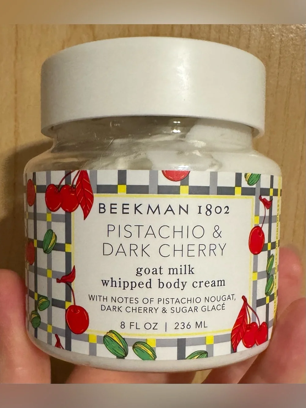 Beekman 1802 Pistachio & Dark Cherry Body Cream
